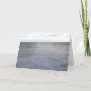 Icy Shore Holiday Card