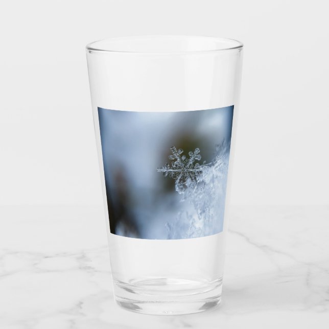 Icy Snowflake Glass (Front)