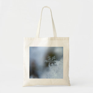 Icy Snowflake Tote Bag
