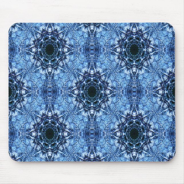 Icy Snowflakes.. Mouse Pad (Front)