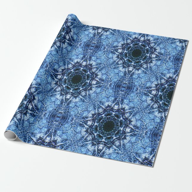 Icy Snowflakes... Wrapping Paper (Unrolled)