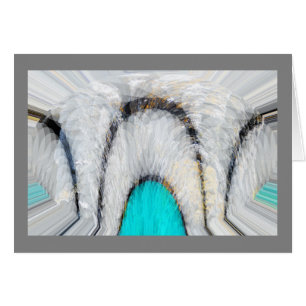 Icy time tunnel art card