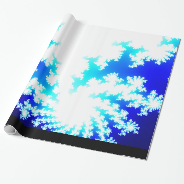 Icy Wind Wrapping Paper (Unrolled)