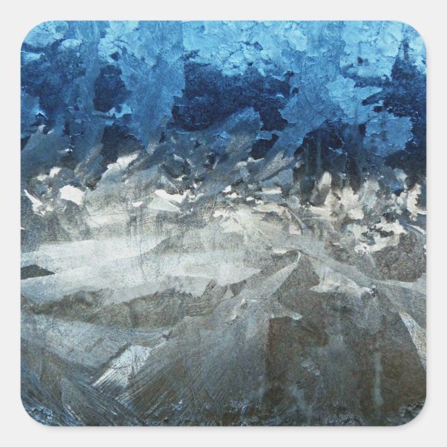 Icy Window Square Sticker (Front)