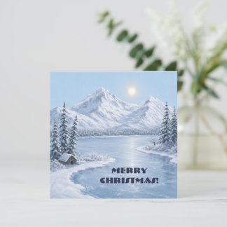 Icy Winter Holiday Card