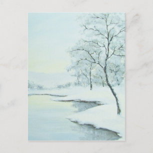 Icy Winter Landscape Postcard