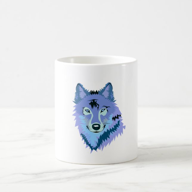 Icy Wolf Coffee Mug (Center)
