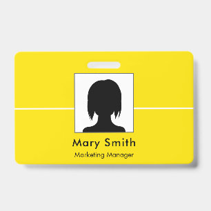 ID Badge Card Business Employee Staff Logo & Photo