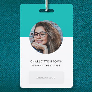 ID Card Badge Business Staff Photo Name Badges