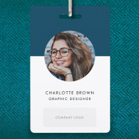ID Card Badge | Business Staff Photo Name Badges