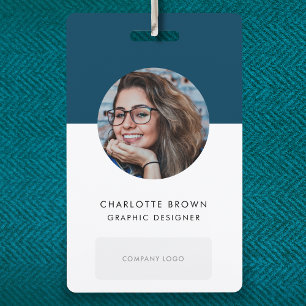 ID Card Badge   Business Staff Photo Name Badges