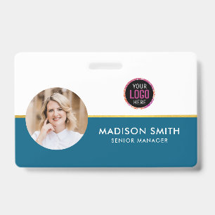 ID Card Badge Modern Business Staff Photo