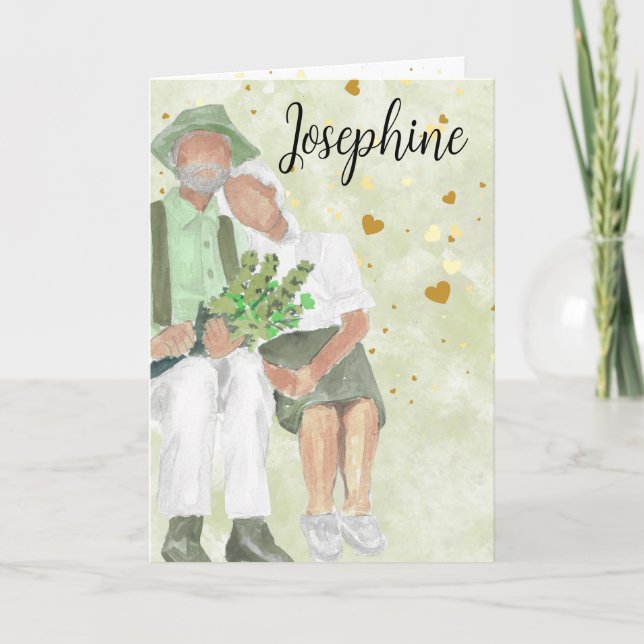 I'd Choose You All Over Again Senior Anniversary Card (Front)