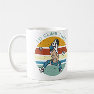 Id Climb That Wall Climbing Bouldering Coffee Mug