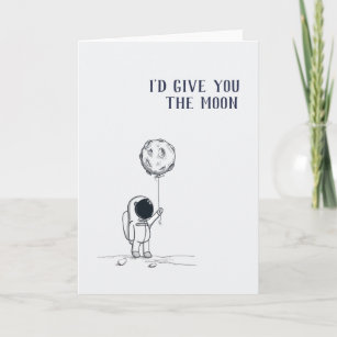 I'd give you the moon astronaut holiday card