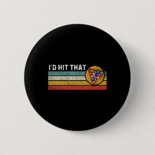 Id Hit That Billiards Vintage Pool Player Funny Bi 6 Cm Round Badge