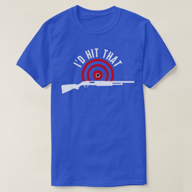 ID Hit That Clay Shooting Clay Target 6 T-Shirt (Design Front)