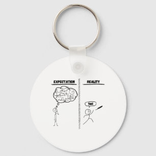 I'd Hit That Expectation Reality Disc Golf Frisbee Key Ring