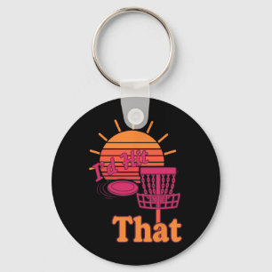 Id Hit That Funny Disc Golf Flying Disc Sket  Key Ring