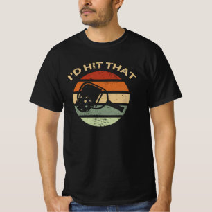 I'd Hit That Pickleball Paddle Vintage Retro T-Shirt