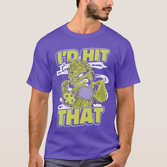 Id Hithateam Coach Player Prorainer Pickleball sty T-Shirt (Front)