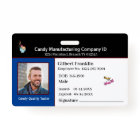 ID Identification Card Employee Photo Custom
