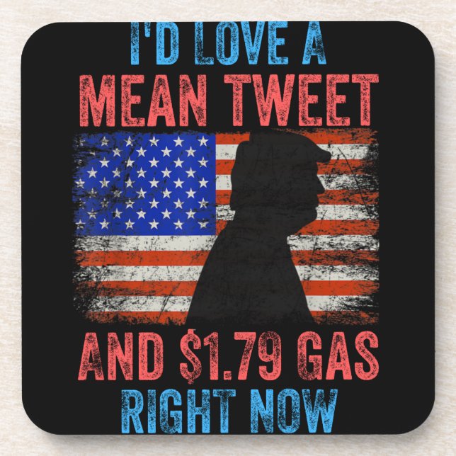 I'd Love A Mean Tweet Coaster (Front)