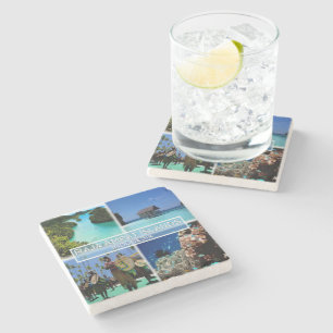 ID Raja Ampat Islands - Penabuh Suling Tambur - Stone Coaster