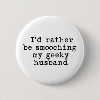 I'd rather be... 6 cm round badge