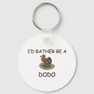I'd Rather Be A Dodo Key Ring