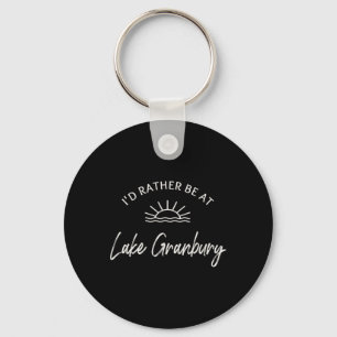 I'd Rather Be At Lake Granbury Boating Fishing Ski Key Ring