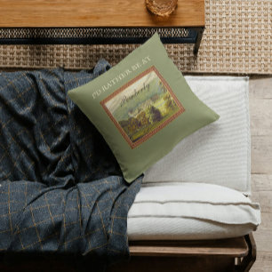 I'd rather be at Pemberly Jane Austen Vintage Cushion