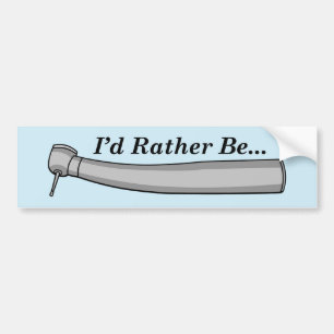 "I'd Rather Be..." Bumper Sticker