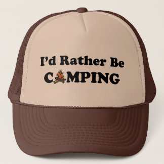 I'd Rather Be Camping Campfire Hat