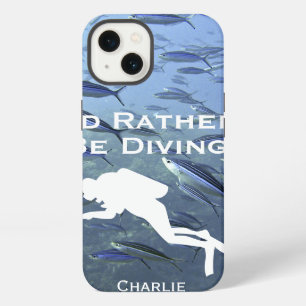 I'd Rather Be Diving. Personalise. iPhone 13 Case