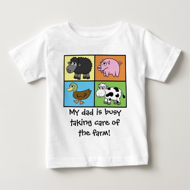 I'd Rather be Farming! (virtual farming) Baby T-Shirt (Front)