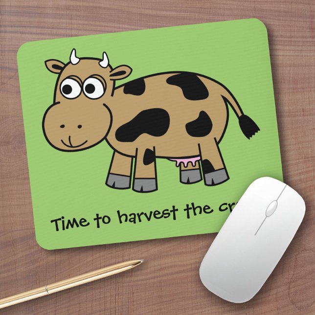I'd Rather be Farming! (Virtual Farming) Mouse Pad (Custom Mousepad)