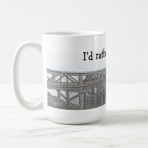 I'd Rather Be Fishing Coffee Mug