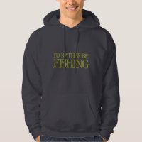 I'd rather be fishing hoodie for men | Camo