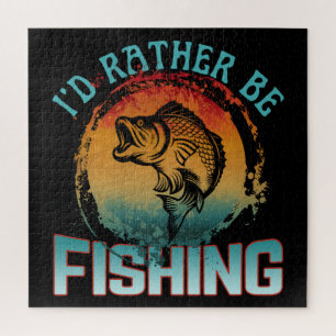 i'd rather be fishing  jigsaw puzzle