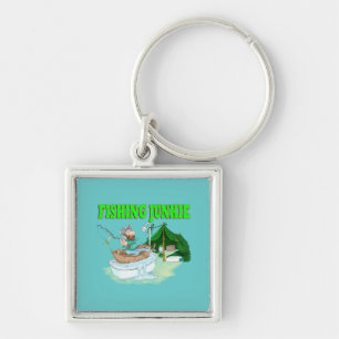 I'd rather be Fishing! Key Ring