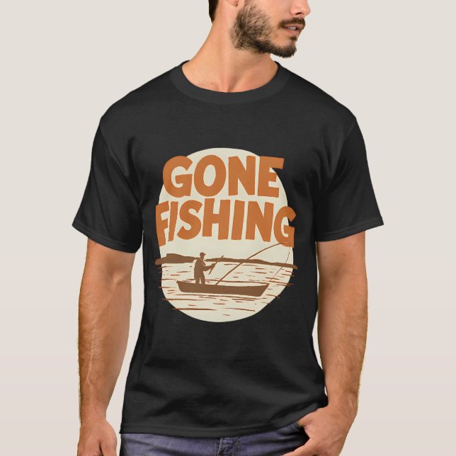 I'd Rather Be Fishing T-Shirt (Front)