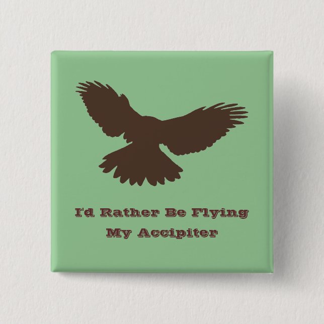I'd Rather be Flying 15 Cm Square Badge (Front)