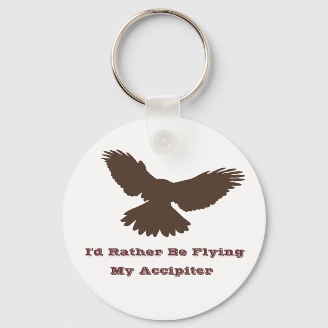 I'd Rather be Flying Key Ring (Front)