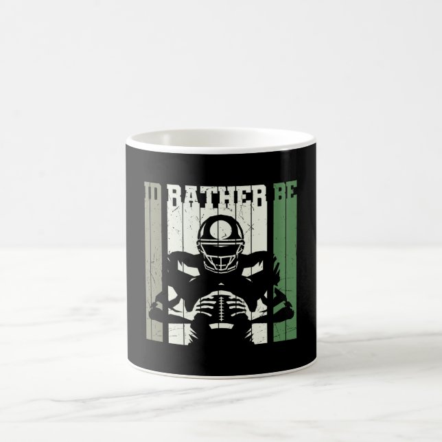I'D RATHER BE FOOTBALL FIELD COFFEE MUG (Center)