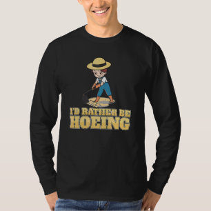 I'd Rather Be Gardening Humour For Landscaper Gar T-Shirt
