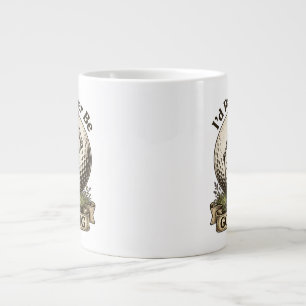 Id Rather Be Golfing  Large Coffee Mug