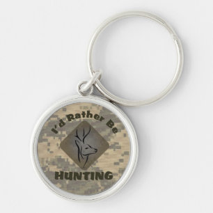 I'd Rather Be Hunting Deer Hunter Key Ring
