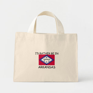 I'd rather be in Arkansas Mini Tote Bag