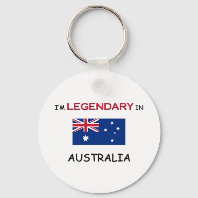 I'd Rather Be In AUSTRALIA Key Ring (Front)